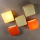 Artemide Cnosso lamp in coloured plastic, designed in Italy in the 1960s-70s.