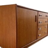 Vintage Scandinavian teak sideboard, sideboard from the 60s, 70s