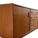 Enfilade scandinave vintage en teck, enfilade des années 60, 70