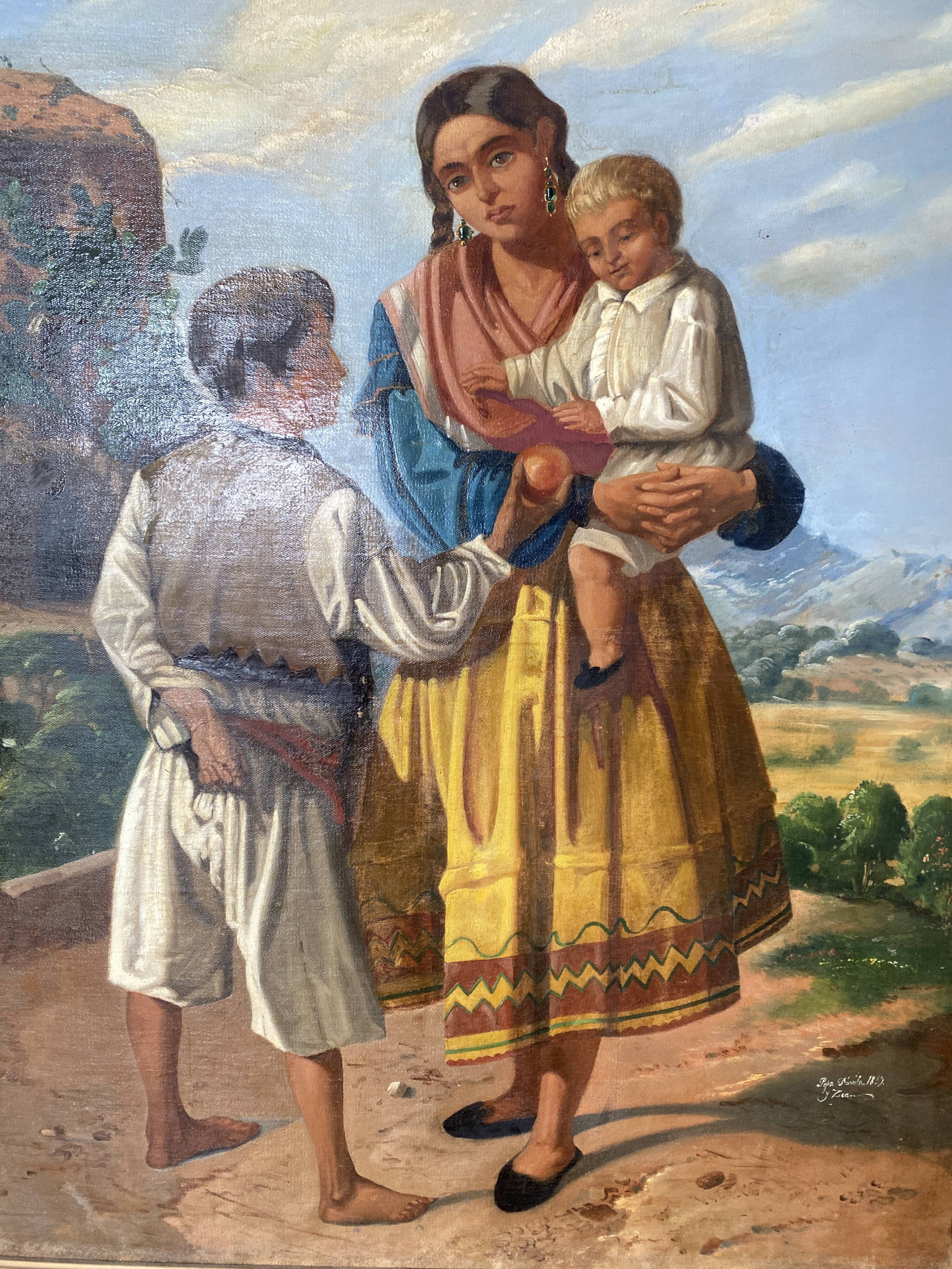 South American family portrait 1869