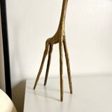 Golden brass giraffe