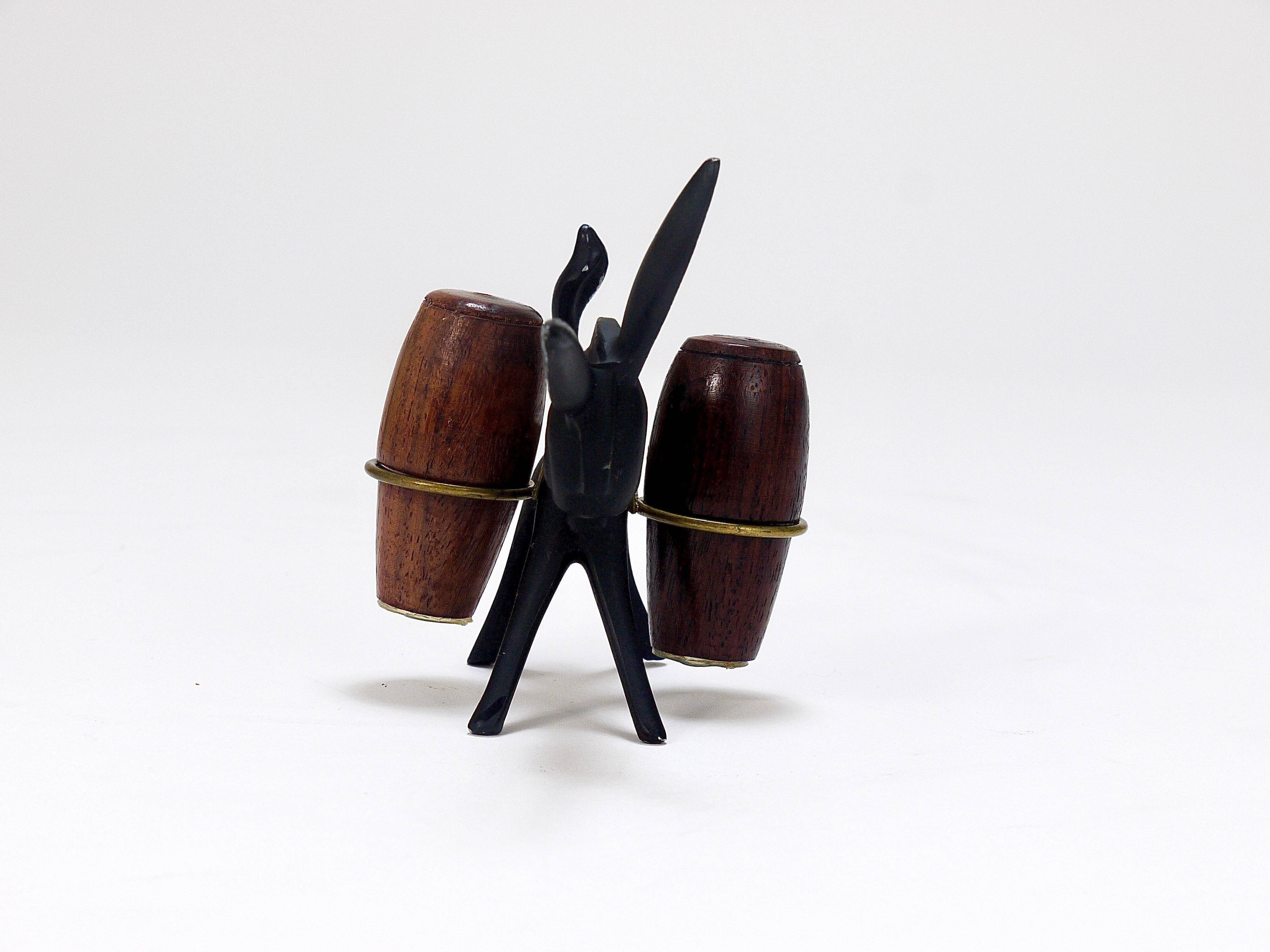 Salt and Pepper Shaker Set by Walter Bosse, Herta Baller, Austria, 1950s