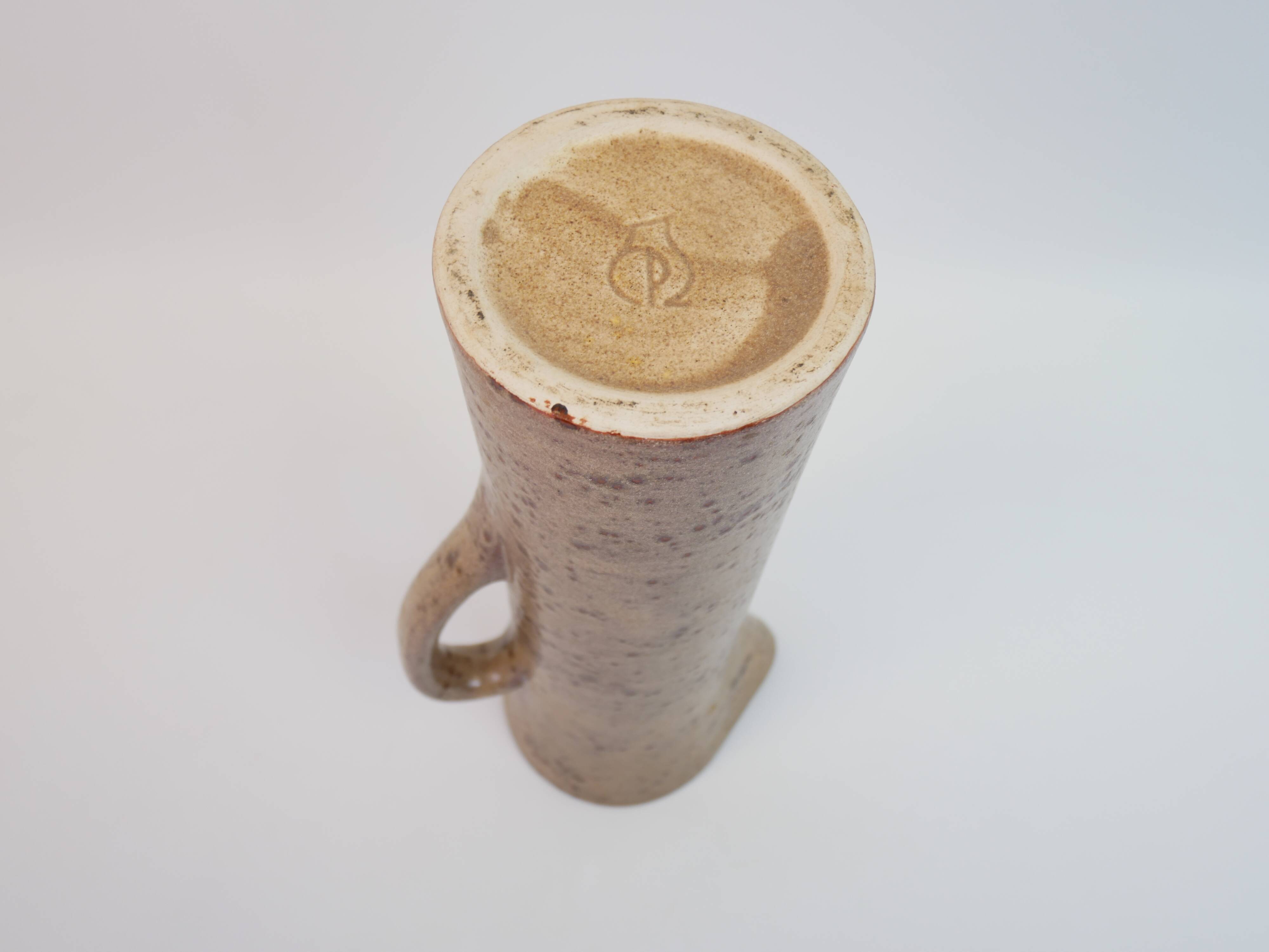 Large ceramic orangeade pitcher by Claude Paci