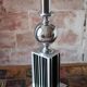 Large floor lamp from Maison Barbier, chrome Bauhaus design lamp.