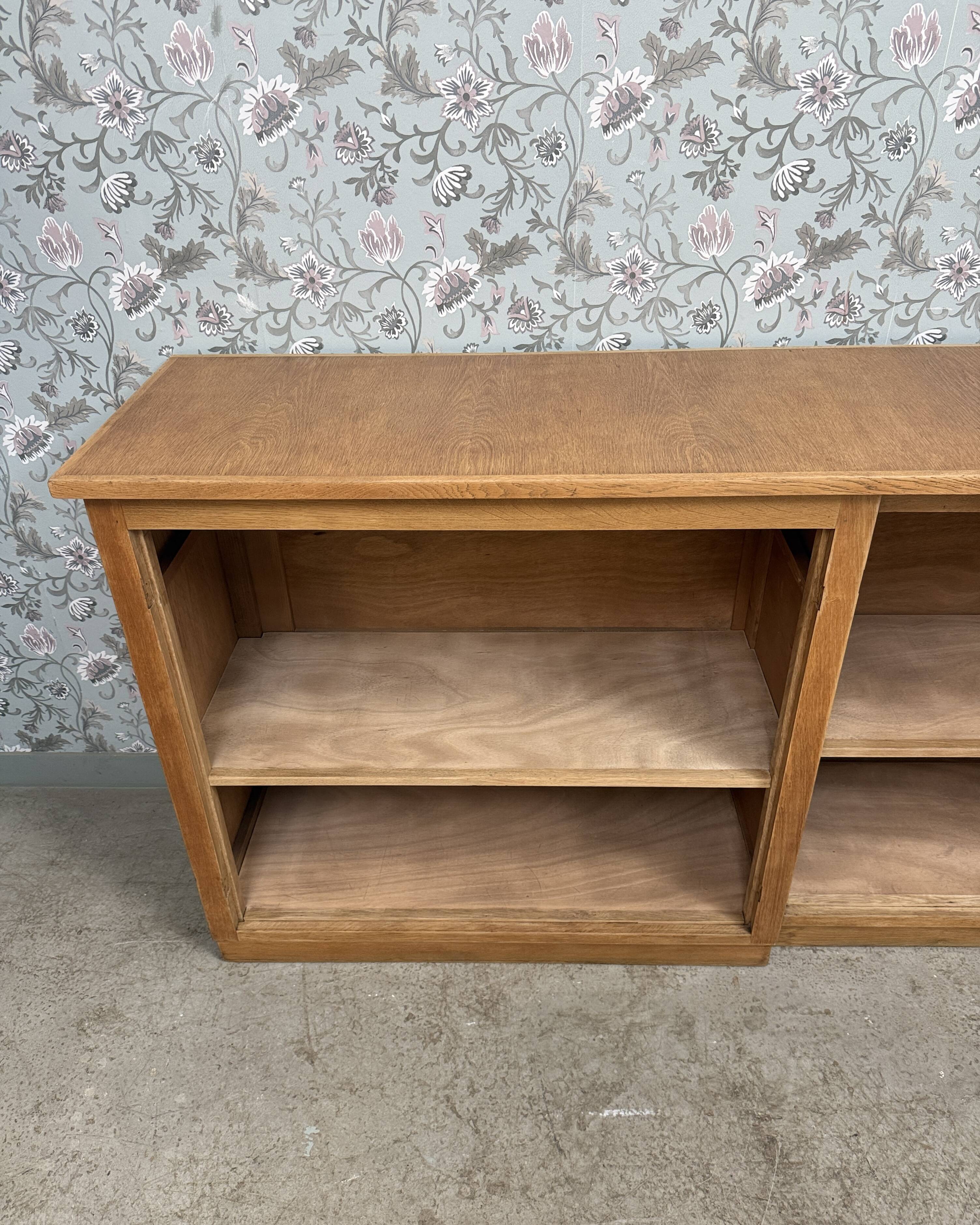 Open oak workshop furniture (renovated)