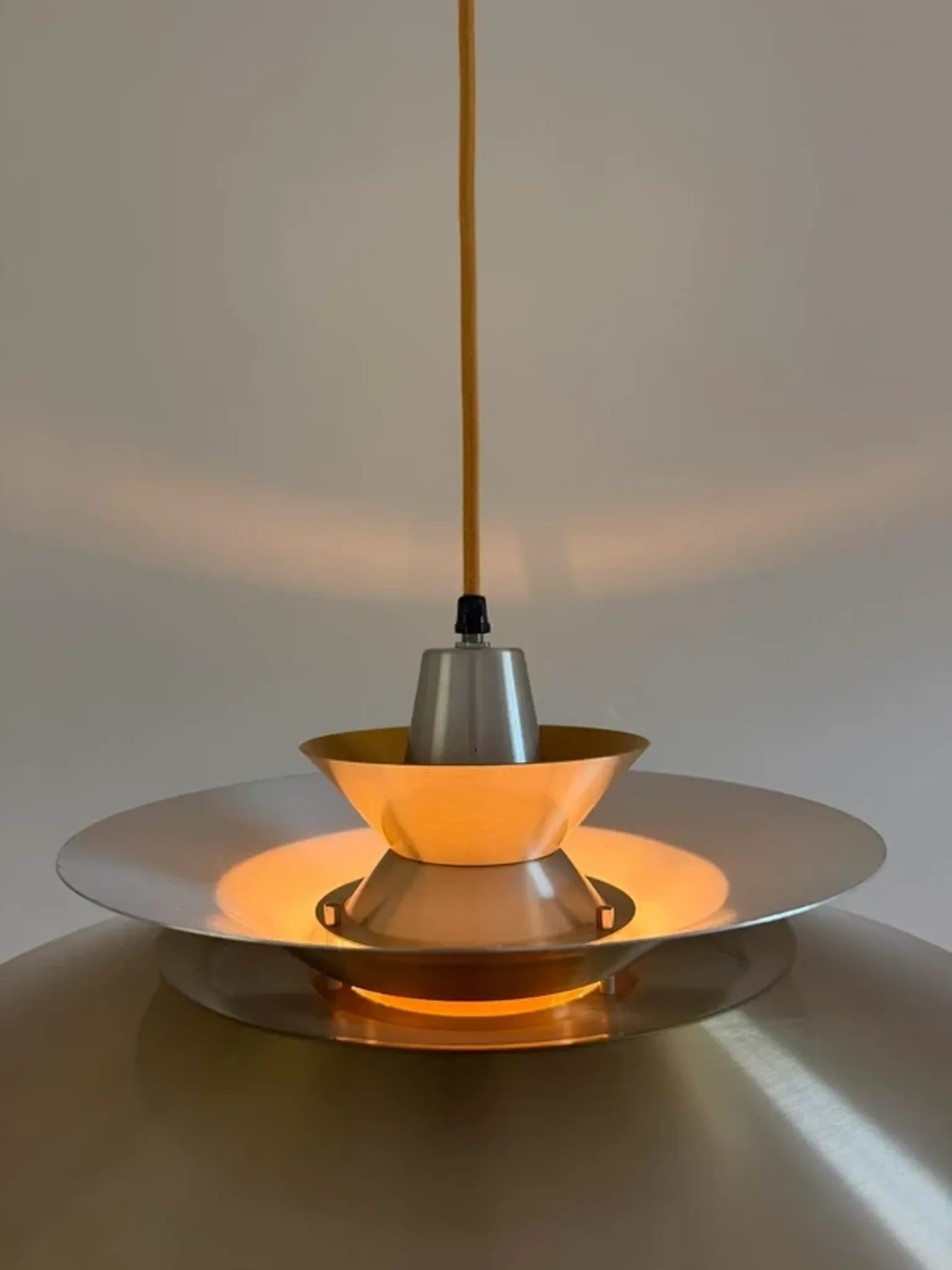 Vintage Lyskaer pendant - Bent Nordsted - Danish multilayered lamp