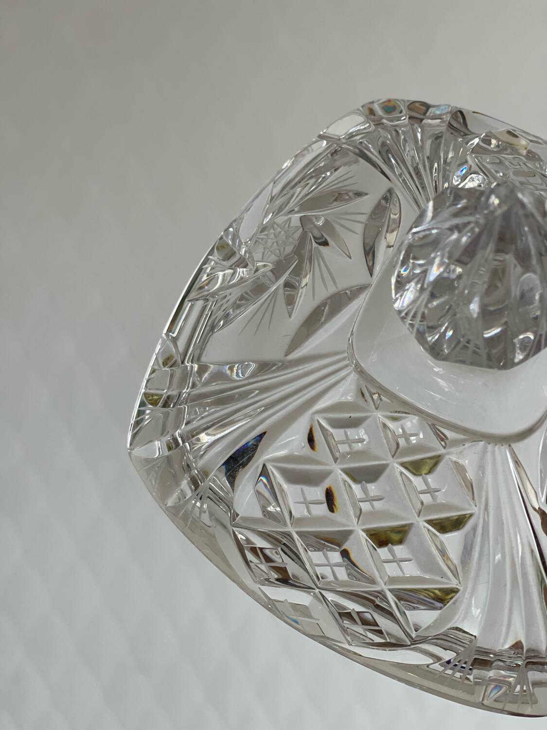 Cut crystal candy box