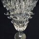 Set of 11 crystal red wine glasses Baccarat model Casino