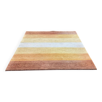 Persian Gabbeh Rug Handmade Wool India 200x300cm