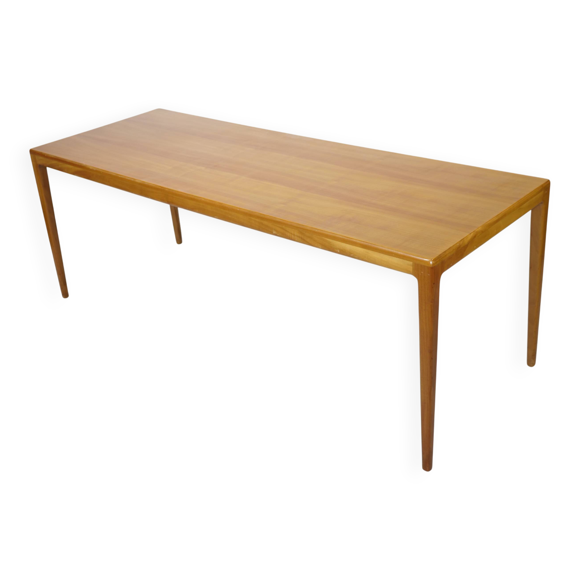 Beech Side Table by Hartmut Lohmeyer for Wilkhahn, 1960s