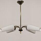 4-light chandelier from the 50s/60s