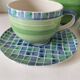 Portuguese tea service hand-painted ceramic