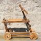 Vintage adjustable wooden baby walker – Youpala