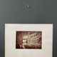 Photo Vienna The Opera Hall 19th century albumen laminated cardboard