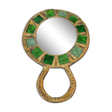 Miroir plomb et talosel,  Irena Jaworska, élève de Line Vautrin