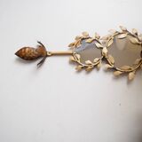 Neoclassical laurel wreath wall lamps, 1960s set of two
