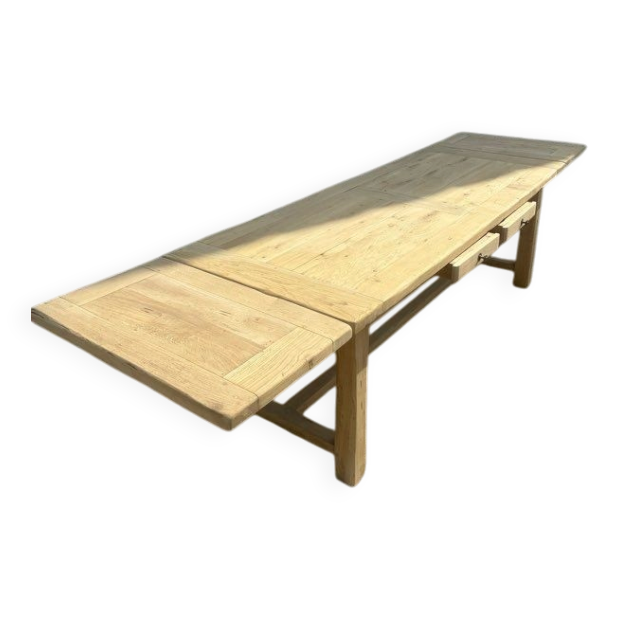 Solid oak farmhouse table