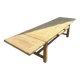 Solid oak farmhouse table