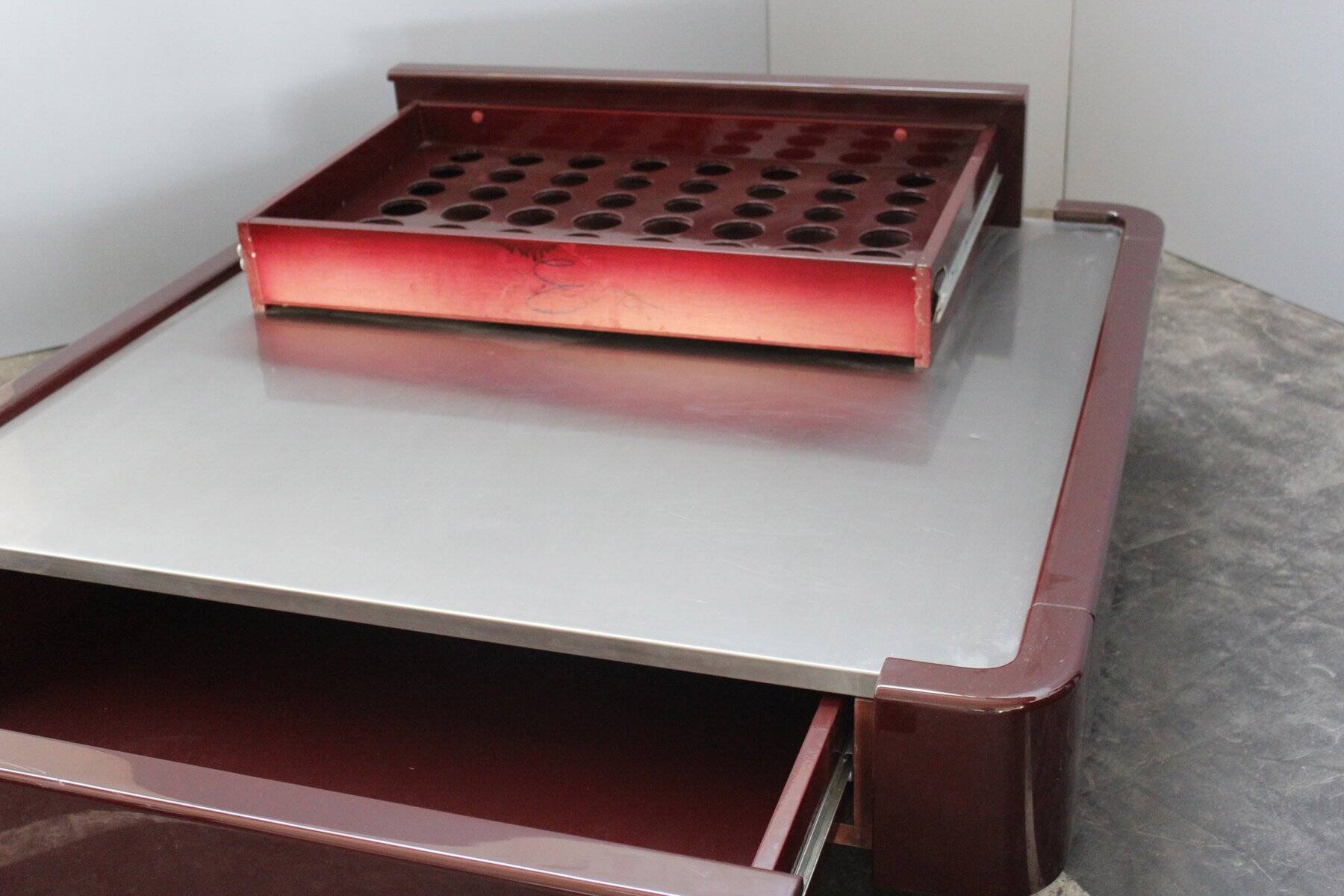 Caori Coffee Table with Storage for Records, 1960s