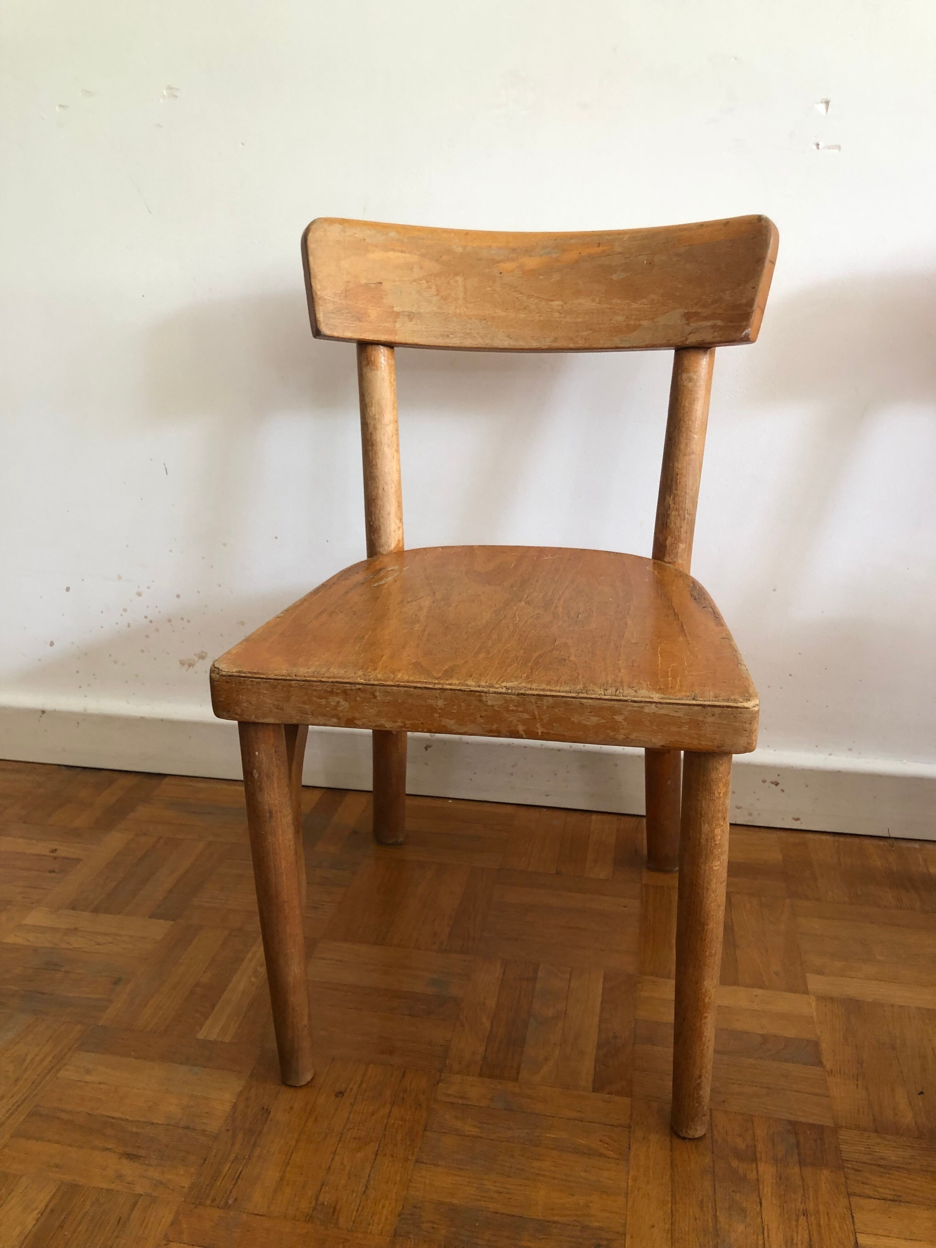 Paire de chaises d’enfant Baumann vintage