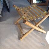 Bamboo fisherman style stool