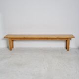 Pair of light oak benches