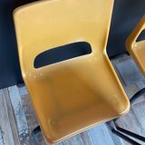 Series 4 vintage school chairs from the 80s