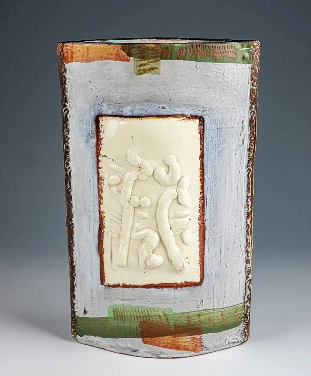 Ceramic vase by Gibert Portanier