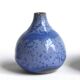 Set of 4 blue ceramic vases - Antonio Lampecco