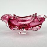 Vintage Art Glass Bowl by Josef Hospodka for Chribska Glassworks, 1960's