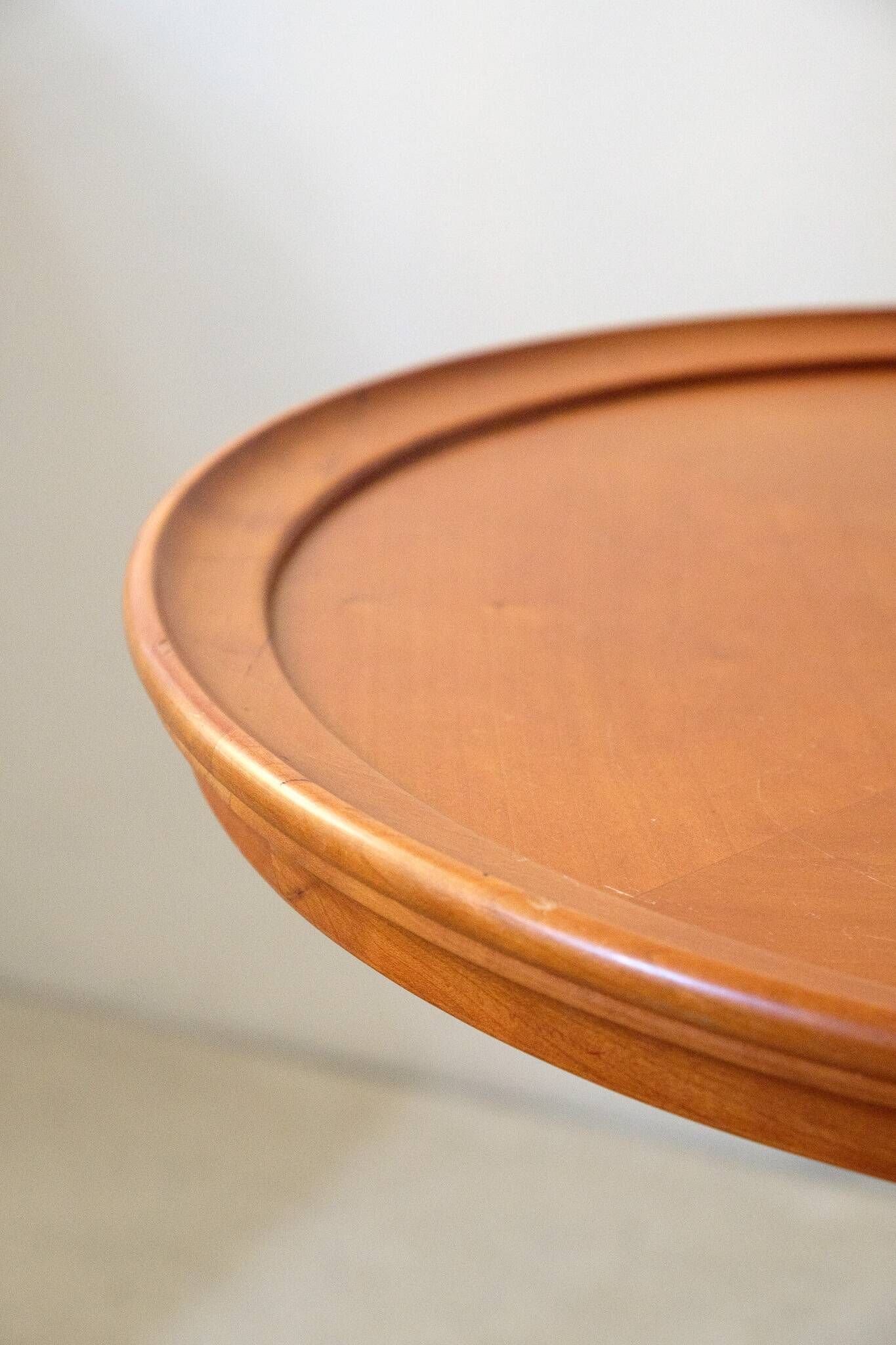 Roberto Lazzeroni Wooden Sidetable for Ceccotti Collezioni, Italy 1990s