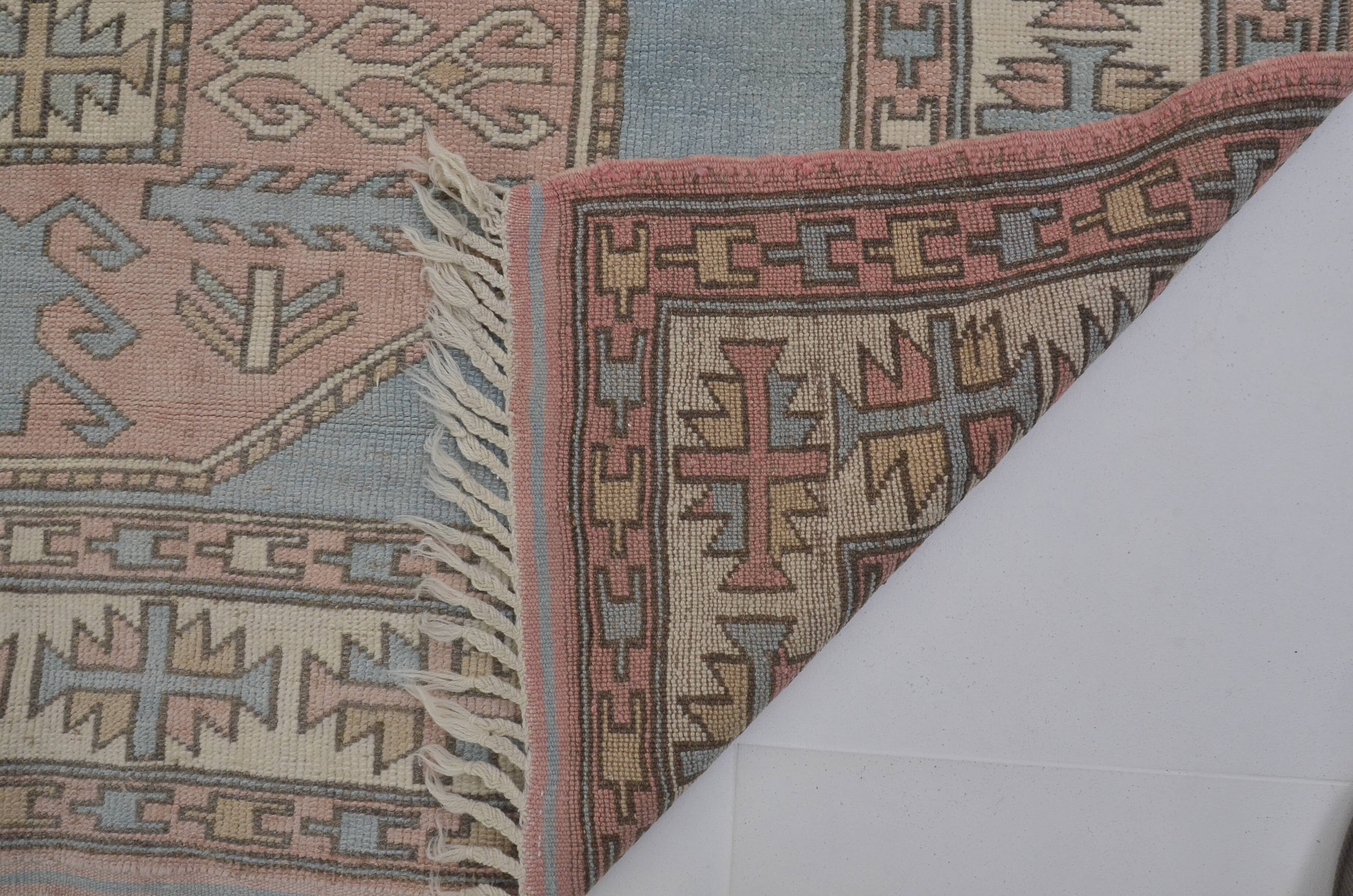 Vintage Oushak Anatolian Kurdish Rug sku1187