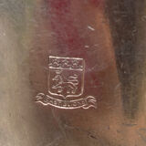 Christofle teapot in silver metal hotel 1930