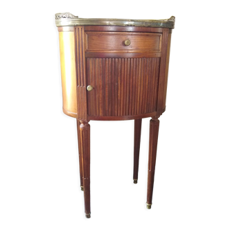 Louis XVI style drum bedside table