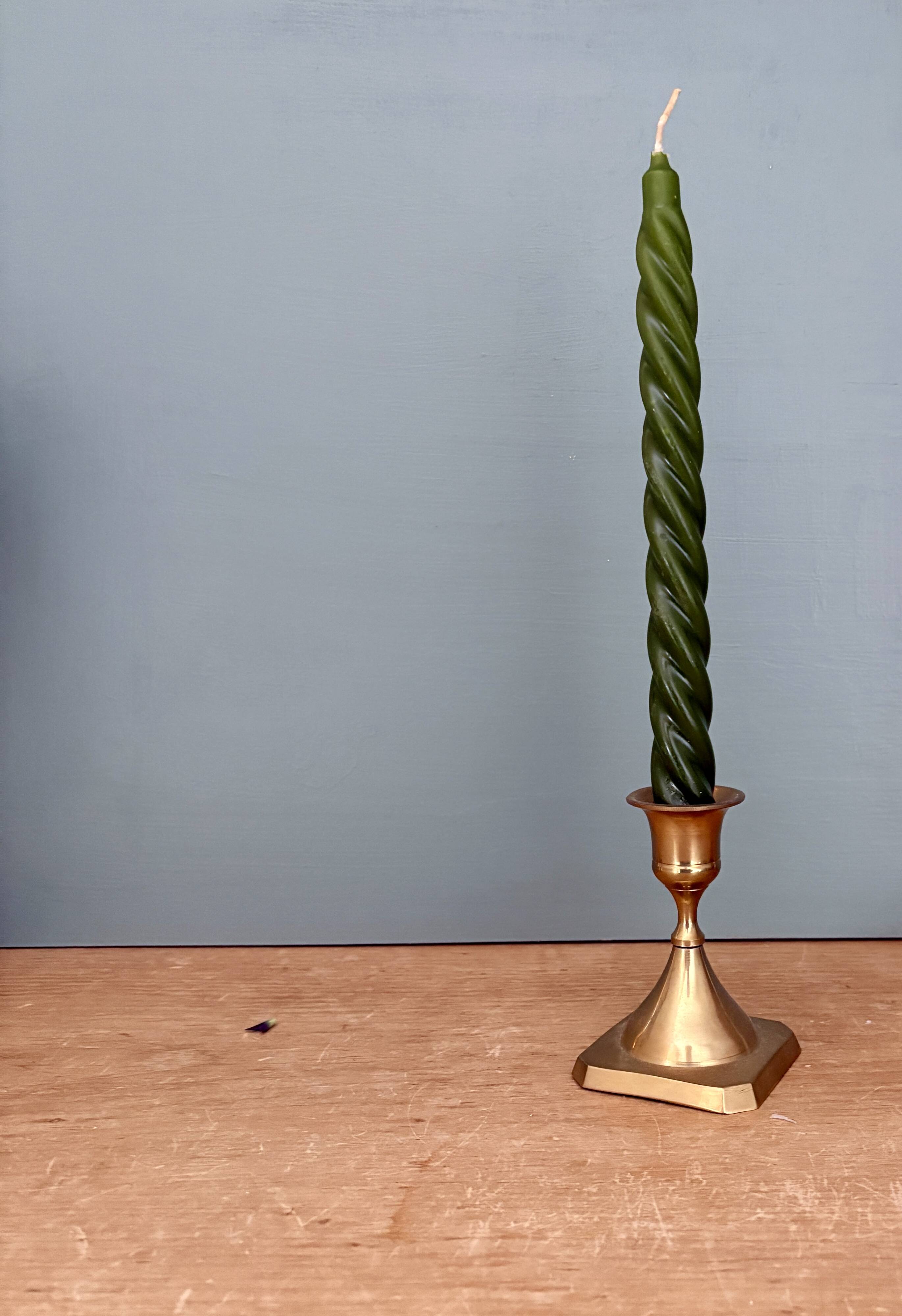 Vintage brass candlestick/candle holder