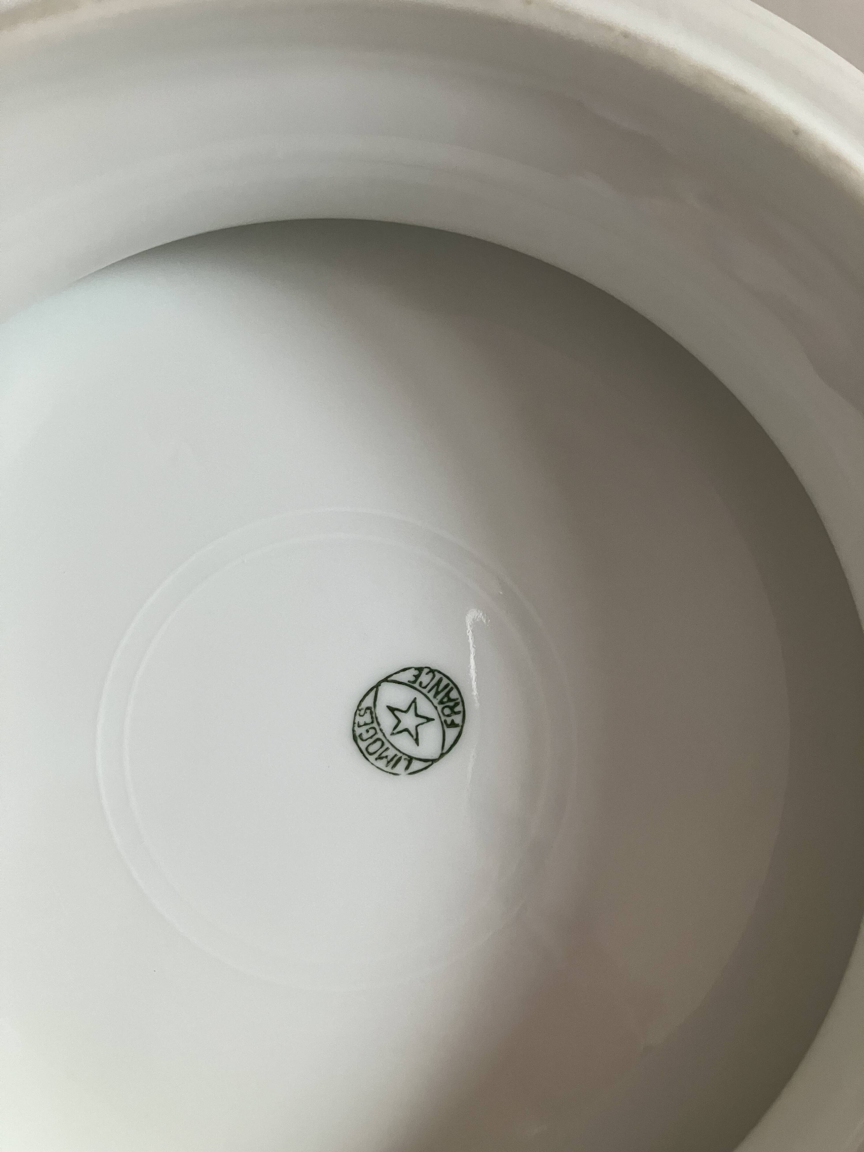 Plat présentoir porcelaine