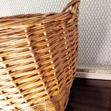 Large vintage wicker basket