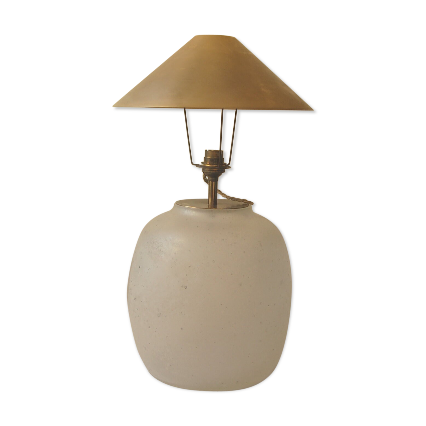 Golden metal lampshade lampshade