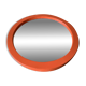 Miroir en bois orange