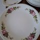 Vintage tableware service in Gien earthenware, "Champs" model with roses – An