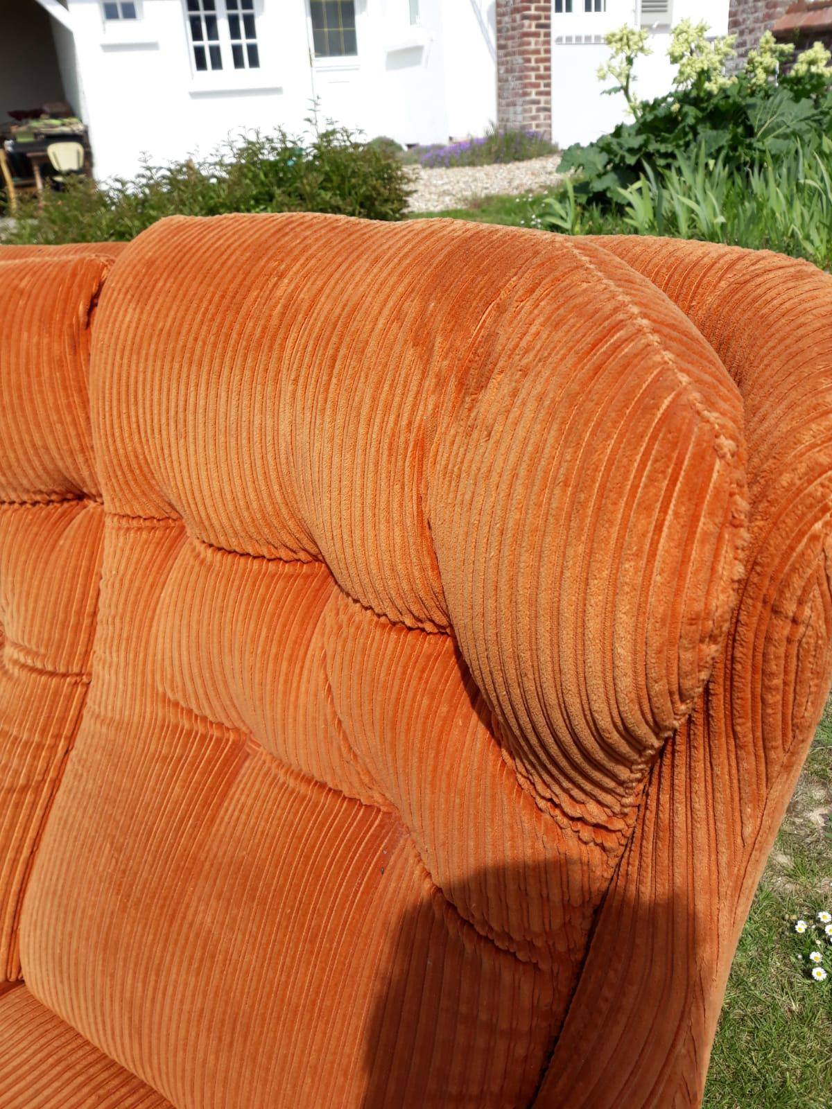 Steiner corduroy sofa