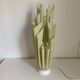 Vintage 1970s Georgia Jacob Athena Almond Green Table Lamp - 56 cm