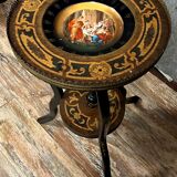 Napoleon III era ceremonial table in Boulle marquetry around 1850