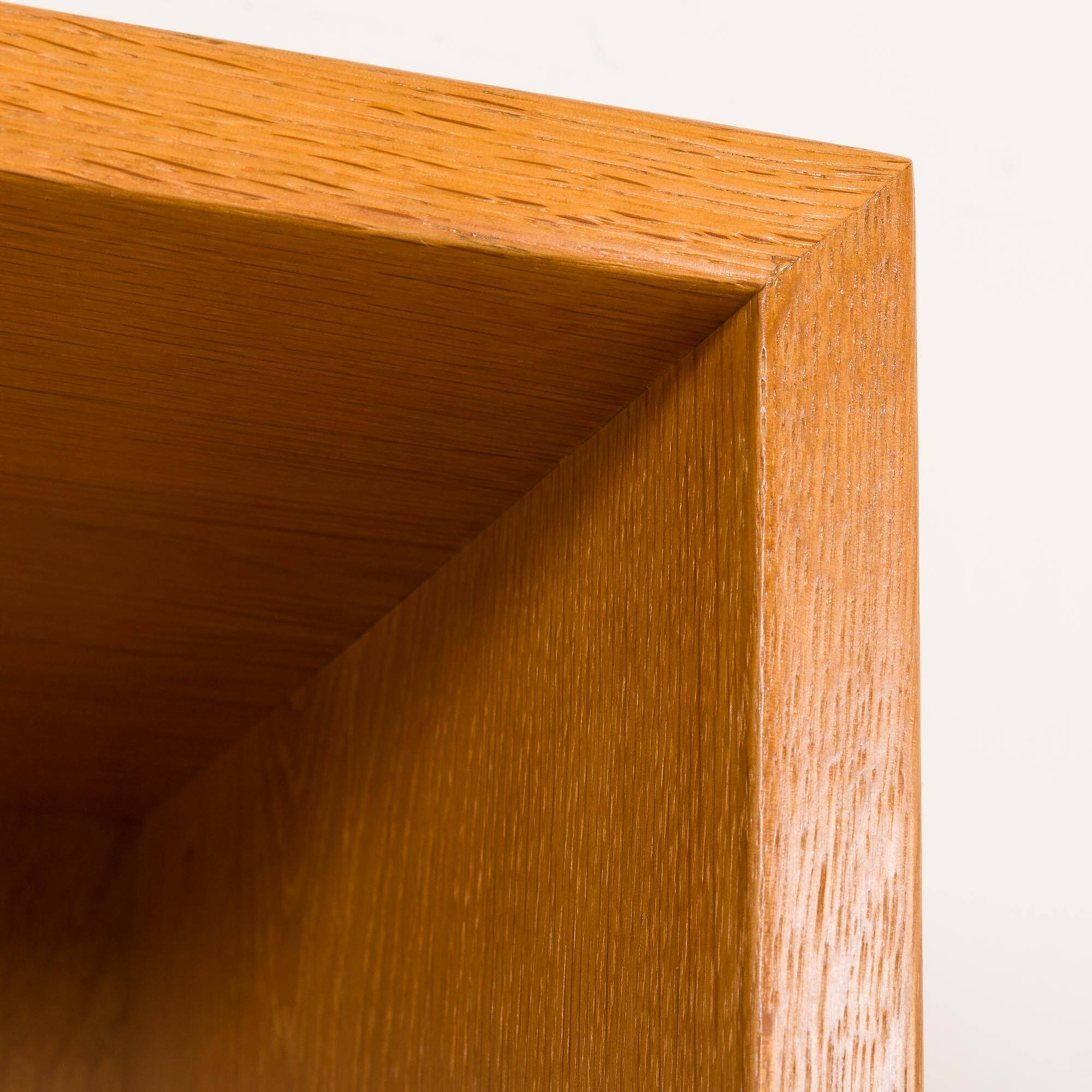 Hans Wegner mid-century oak bookcase, RY Mobler, 1960s