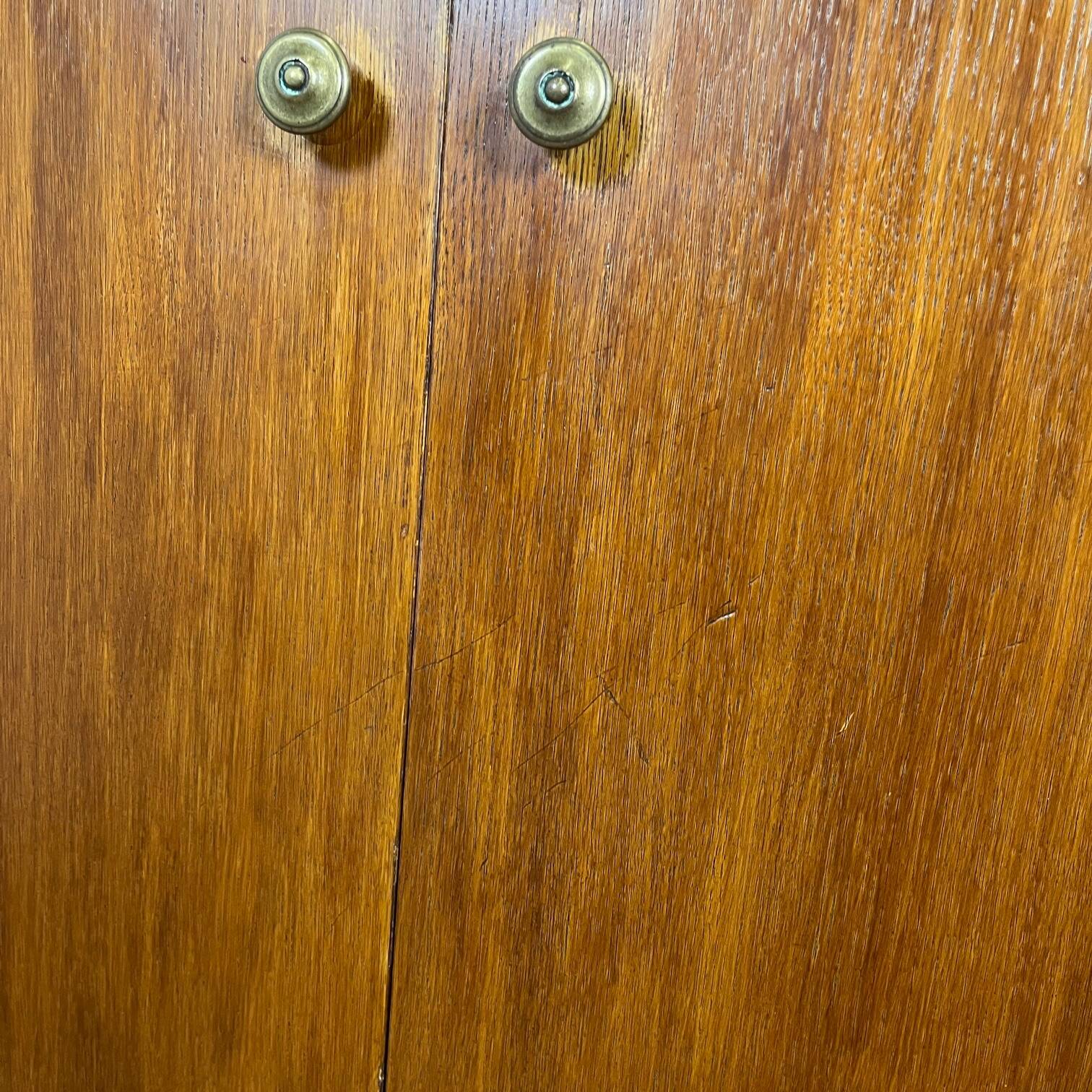 Meuble à chaussure vintage en bois, 1970