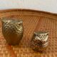 2 brass owls