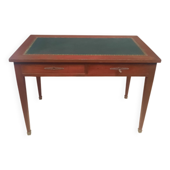 Directoire style desk table with 2 drawers
