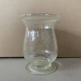 Biot bubble glass vase