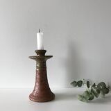 Stoneware vintage candlestick