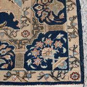 Iranian oriental carpet Kashan - handmade: 1.42 x 2.00 metres in Wool and Silk